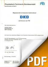 DKD-certificado de afiliación