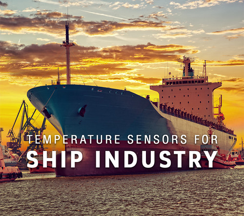 Temperature sensors for ship industry
